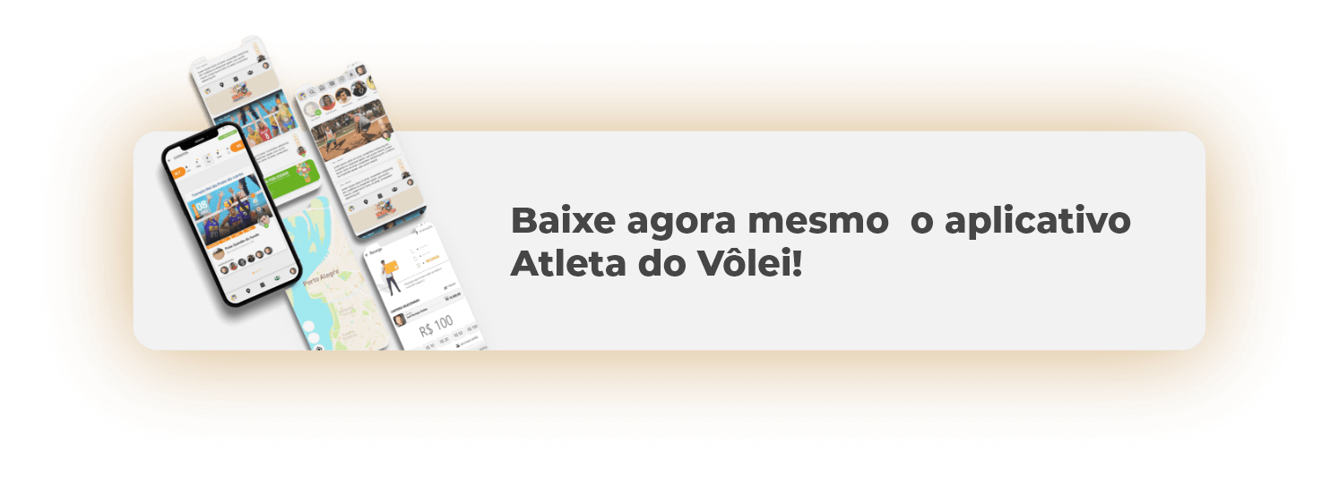 Banner baixar agora mesmo aplicativo Atleta do Vôlei